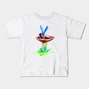 Mushroom Fairy Smiling Kids T-Shirt